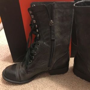 Women’s combat style boots